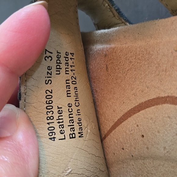 Dansko Black Sandals Size 37 - Picture 8 of 9